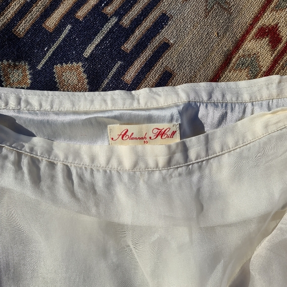 Alannah Hill Cream Frill Flair Skirt - Picture 2 of 3